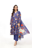 3 Piece Printed Slub Khaddar Printed Suit (PD1307)