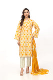 3 Piece Printed Slub Khaddar Printed Suit (PD1311)