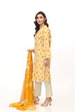 3 Piece Printed Slub Khaddar Printed Suit (PD1311)