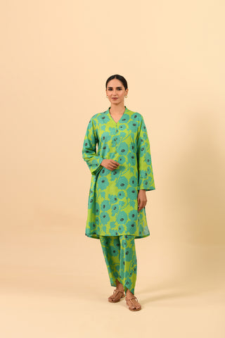 2 Piece Unstitched Printed Lawn Suit (UC0010)