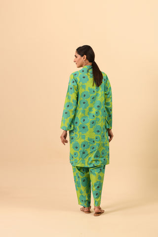 2 Piece Unstitched Printed Lawn Suit (UC0010)