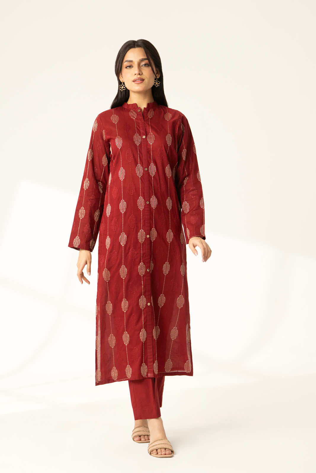 2 Piece Lawn Embroidered Suit (CP0009)