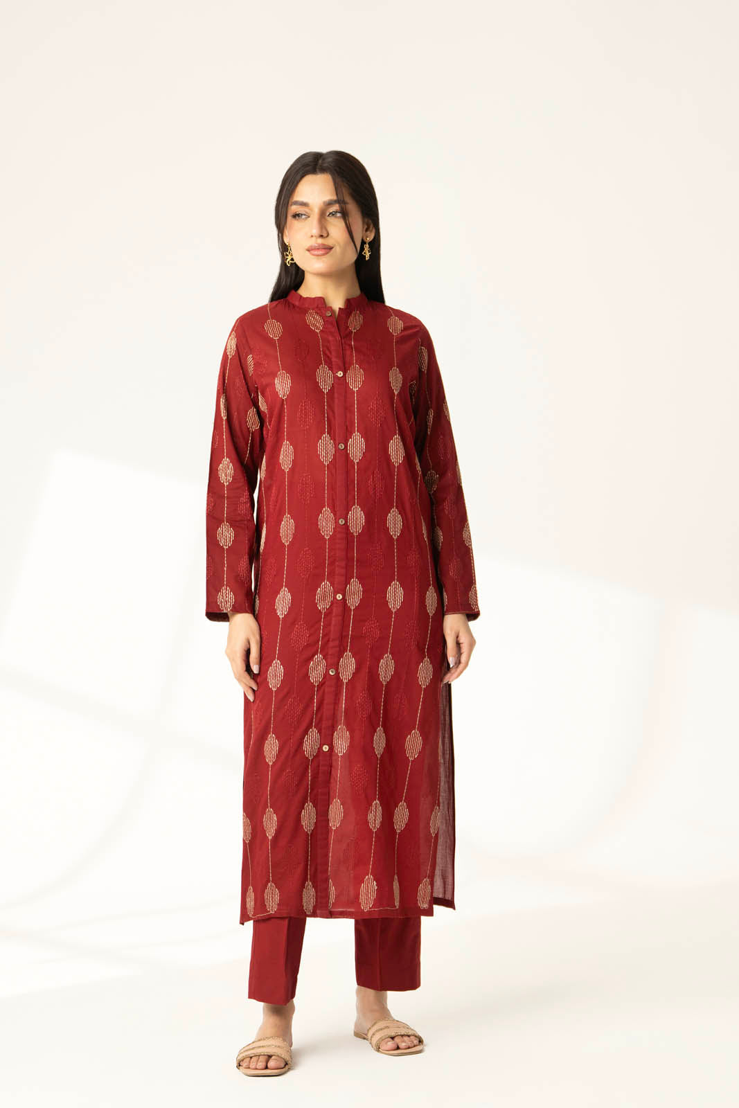 2 Piece Lawn Embroidered Suit (CP0009)