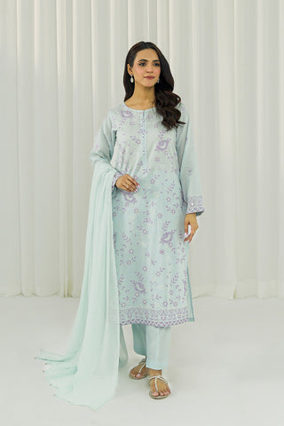 3 Piece Lawn Embroidered Suit (CS0020)