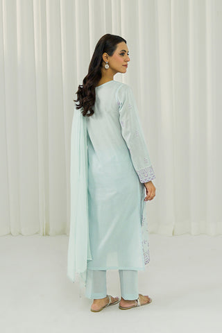 3 Piece Lawn Embroidered Suit (CS0020)