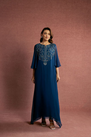 1 Piece Chiffon Embroidered Tunic (FS0012)