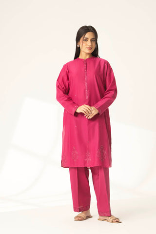 2 Piece Lawn Embroidered Suit (HB1262)