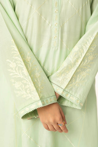 2 Piece Lawn Embroidered Suit (HB1264)