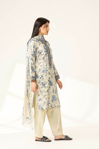 3 Piece Printed Lawn Embroidered Suit (PD1339)